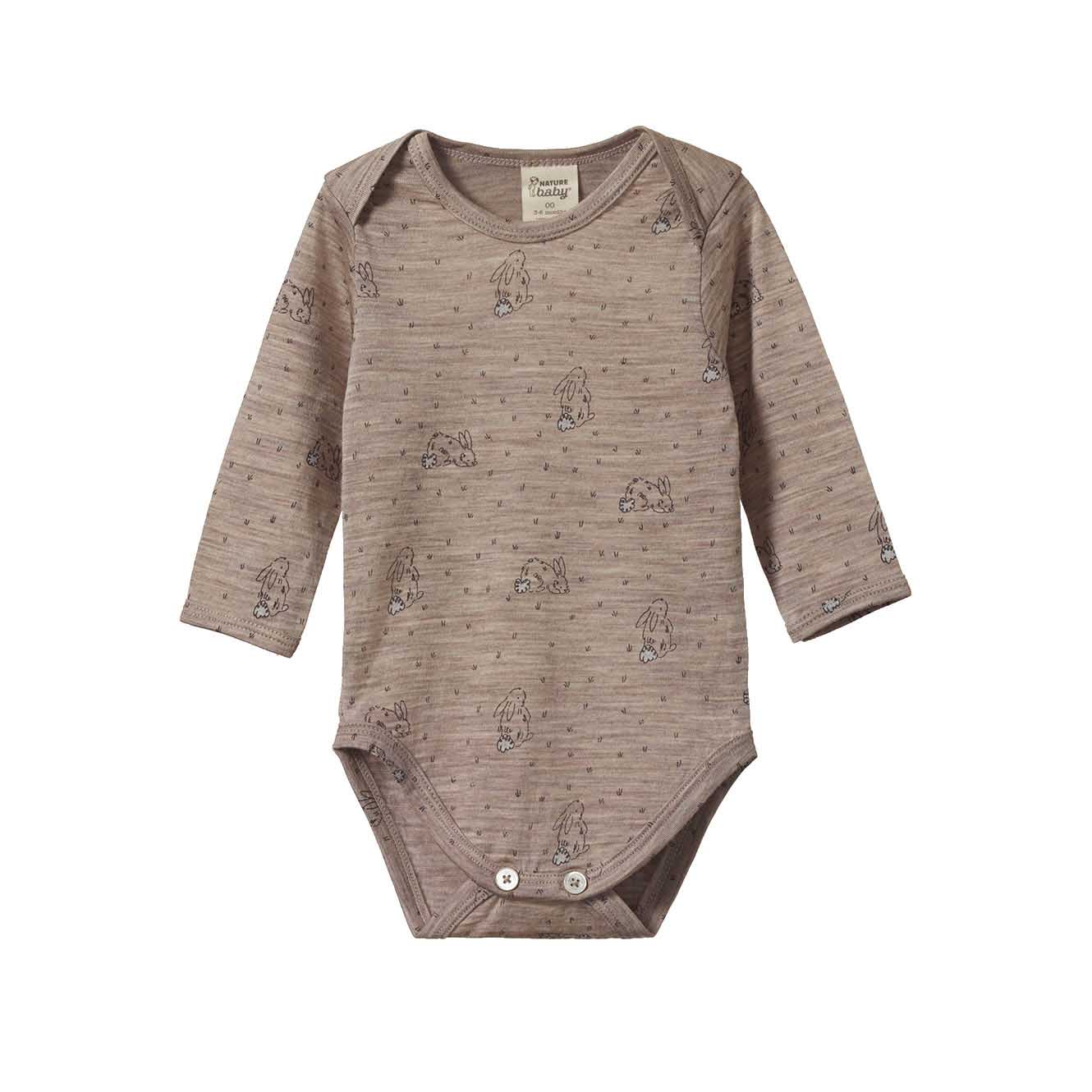 Nature Baby Merino Wool Long Sleeve Bodysuit